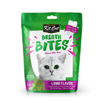 Kit Cat Breath Bites Infused with Mint Lamb Flavor 60g (3 Packs)